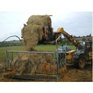 Delta dérouleuse pailleuse télescopique - emily - diamètre de déroulage 1m00 à 1m80_1