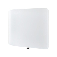 Radiateur verre connecté Verali horizontal 1500W blanc brillant - Atlantic - 507654_1