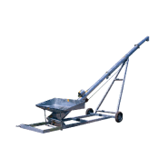 Vis à grains sur chariot mobile - déchargement réglable 0,6 à 1,10 m - 15 m Ø 250 - galvanisée_1