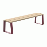 Banquette en métal disponible en trois coloris