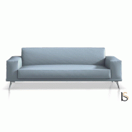 Canapé d'attente 3 places SF - Mobel Linea - Gris anthracite_1