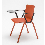 Chaise de formation fonctionnelle SHILA - tablette rabattable, empilable et disponible en plusieurs coloris pour salle de conférences et espaces de formation_1