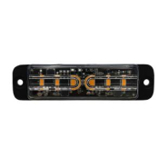 Feu flash orange 6 leds - Modèle compact et homologué R65/R10 - 250829_1