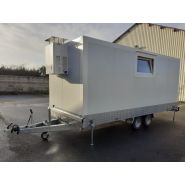 Remorque frigorifique double essieu 3000kg - RAPHA 23 - Dimensions intérieures 4m90 x 1m90 x 1m90