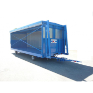 Remorque industrielle Super structure pour le transfert de pièces automobiles - Capacité 6 T - MILOCO: 1919_1