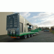 Remorque porte-engins surbaissé tepe semitrailer / ptac 38t / 13.2 x 2.54 m_2