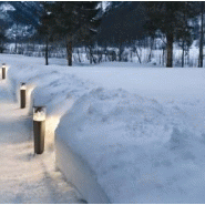 Borne lumineuse d'éclairage public - LED 26W/32W - Aluminium - Hauteur 0.5m à 1.1m - Gamme design_2