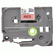 Brother TZE-421 ruban d'étiquette Noir sur rouge_1