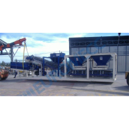 Centrale à béton mobile avec compte litre électromécanique de 2 pouces et vanne d'étranglement- 150 m3/h - 2 MIX/CMA - Euromecc_1