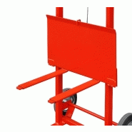 Diable gerbeur - fourche 450 mm - entraxe 320 mm - charge 150 kg - poignées repliables_1