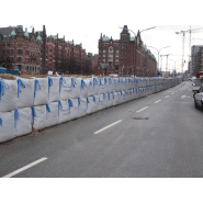 Dispositif anti-inondation économique Rapidbarrage - batardeau provisoire en polypropylène - protection jusqu'à 2m_1