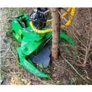 Grappin coupeur à couteau fixe pour l' exploitation forestière_1