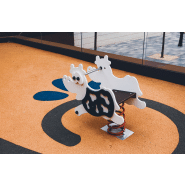 Jeu sur ressort VACA JFS12 - matériaux résistants certifiés EN1176_1