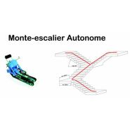 Monte-escalier autonome - Reha Trans - Adapté fauteuils roulants manuels - Pente max 35°_1