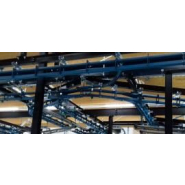 Convoyeur aérien  avec une capacité de charge sur la voie de 120 kg/m - K8-2 Power & Free - Railtechniek van Herwijnen_1