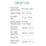Dplift 270 - crics pour applications spéciales - Dino Paoli - capacité 30T - 57 kg_1