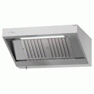 Hotte murale inox 1m20 avec moteur, régulateur, filtre et éclairage | Profondeur 900 mm_1
