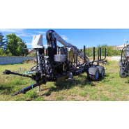 Multiforest TREJON MF1202 - Grue V7300 - Remorque forestière professionnelle neuve - 12 tonnes_1