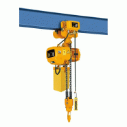 Palan électrique mobile à chaîne TOR HHBD0,2-02T - 2TX18M/380V, 2 tonnes, 18m de hauteur_1
