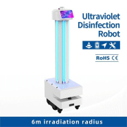 Robot de désinfection aux ultraviolets - Sword 3 - Stérilisation UVC 180W - Taux de stérilisation 99,9999% - 24h de fonctionnement_1