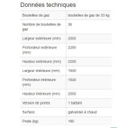 157504w - Armoire pour bouteilles de gaz, 20/20 - stockage jusqu'à 64 bouteilles de 50L - installation extérieure_1