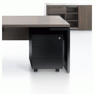 Caisson mobile exécutif Mito - MDD - Blanc, 3 tiroirs_1