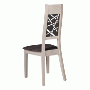 Chaise Camille en bois massif et métal - fabrication française, modèle en chêne avec finitions personnalisables_1