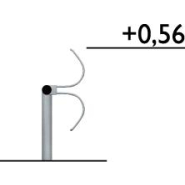 Rampe à vélos Optimal - Hags - 4 places, galvanisé, scellement béton - réf-8003497_1