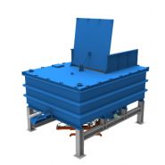 Trémie de réception et de stockage - Serip - en acier inoxydable, galvanisé ou peint - jusqu'à 500 m³_1