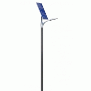 Lampadaire urbain solaire linéo 3 / led / en aluminium et acier galvanisé thermolaqué / 4.5 m