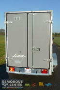 Remorque fourgon LIDER V3 - 2 essieux - freiné - 300x155x177 - PTAC : 2000 kg - Reference -3116-3-1O3-1863-N_1