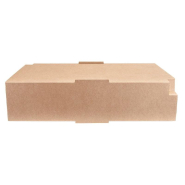 Etui traiteur carton brun ondulé 45,5x34x11,5cm - par 25_1