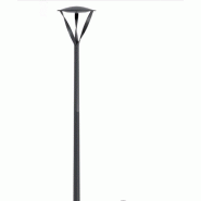 Lampadaire urbain torsade / led / 60 w / 4704 lm / 4 m