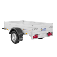 Remorque SARIS MAC ALU - 1 essieux freiné - PTAC 1350 Kg - 205 x 133 cm - Reference - FOURGON_C300_Alu_1