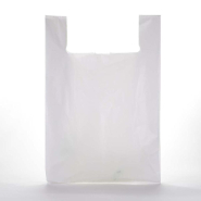 Sacs plastique blanc à bretelles 45x20x70cm - par 100_1