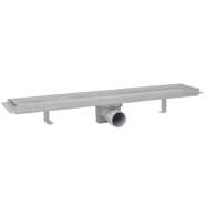 Vidaxl drain de douche linéaire 2 pcs 630 x 140 mm acier inoxydable 275948_1