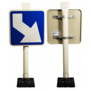 Balise J5 autorelevable (kit complet) - Made in France - Rétroréfléchissant classe 2_1