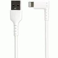 StarTech Cble USB-A vers Lightning Blanc Robuste 1m_1