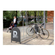 Support vélos 16 places - Jesignale - Acier galvanisé avec panneaux laqués gris Procity®_1