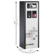 ParQube LE - Station d'entrée FAAC pour gestion de parking - Contrôle d'accès flexible et imprimante thermique 2D_1