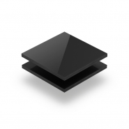 Plaque plexiglass coulé ébène satiné 4mm - légère, résistante et facile à manipuler_1