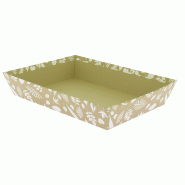 Corbeille carton rectangle Herbier 26x20 -_1