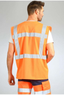 Gilet multipoches haute visibilité - Visio maille - Réf. 90102*pp - EN ISO 20471 classe 2_1