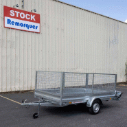 Plateau basculant avec ridelle et grillage 3m06x1m66_1