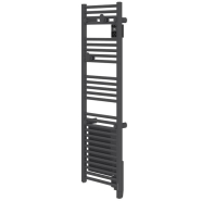Radiateur sèche-serviettes connecté Doris avec soufflerie étroit 1500W Anthracite - Atlantic - 851288_1