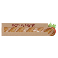 Sachet kraft sandwich à fenêtre 10+4x34cm - par 1000 - Fenêtre en polypropylène, couleur brun_1