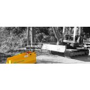 Broyeur d'accotement avec moteur bidirectionnel en aluminium