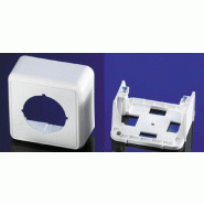 TELEGÄRTNER Boîtier pour AMJ45 blanc alpin, (D+F)_1