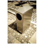 Poubelle urbaine Norvik 03.067 - Zano - 45L - inox brossé, résistante et design_1