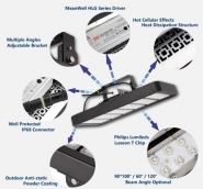 Aok iL Street Light - Luminaire LED High Bay, Flood, Tunnel - Jusqu'à 130lm/w, 62,000hrs_1